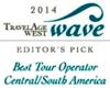 TravelAge West Editor's Pick Award 2014