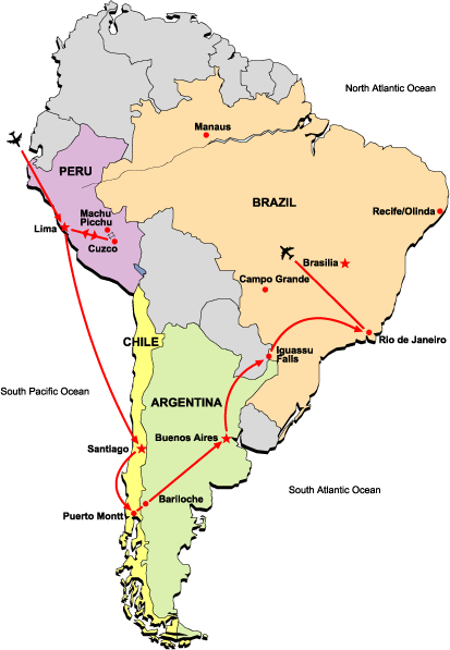 EcoAdventures' Best of South America tour