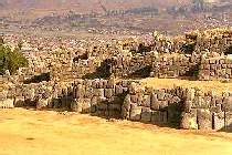 Ruins of the great stone fortress, Sacsayhuaman