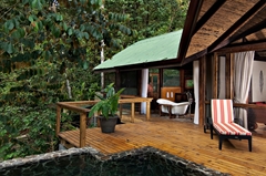 Linda Vista Villa Deck, Pacuare Lodge, Pacuare River, Costa Rica