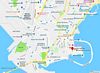 Location Map - 1000 feet, American Trade Hotel, Casco Viejo District, Panama City, Panama