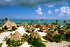 Aerial Overview, Matachica Beach Resort Hotel, San Pedro, Ambergris Caye, Belize
