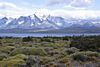 View of Lake Sarmiento & Andes, Tierra Patagonia Hotel & Spa, Paine National Park, Chile