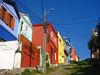 Colorful Buildings, Zero Hotel, Valparaiso, Chile