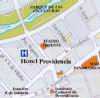 Location Map, Providencia Panamericana Hotel, Santiago, Chile