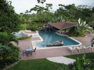 Pool Patio, Arenal Springs Hotel, La Fortuna, Costa Rica