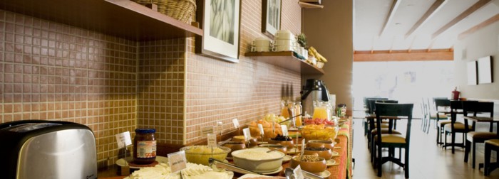 Breakfast Buffet, Casa Andina Classic Miraflores Centro Hotel, Lima, Peru