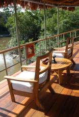 Sit back and take in the sights and sounds of the Amazon River from the M/V Delfin's Observation Deck.