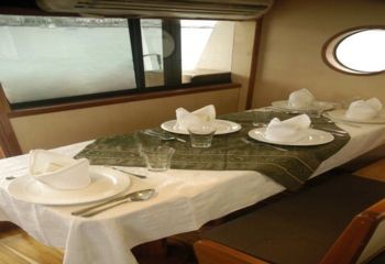 Mess Hall, M/Y Princess of Galapagos