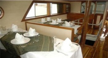 Mess Hall, M/Y Princess of Galapagos