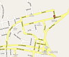 City Map, Hotel Cabanas del Lago, Puerto Varas, Chile