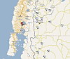 Regional Map, Hotel Cabanas del Lago, Puerto Varas, Chile