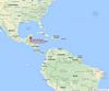 Western Hemisphere Map, Chabil Mar Resort Hotel, Placencia Peninsula, Belize