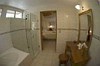 Bathroom, Jungle Lodge Hotel (Posada de la Selva), Tikal National Park, Peten, Guatemala
