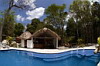 Swimming Pool, Jungle Lodge Hotel (Posada de la Selva), Tikal National Park, Peten, Guatemala