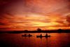 Canoe Adventure at Sunset, Lamanai Outpost Lodge, Orange Walk, Belize
