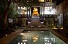 Pool Nighttime, Lastarria Boutique Hotel, Santiago, Chile