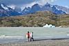 Hiking along Lake Sarmiento shore, Tierra Patagonia Hotel & Spa, Paine National Park, Chile