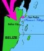 Belize Map, Ramon's Village Resort, San Pedro Town, Ambergris Caye, Belize