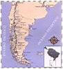 Patagonia Map, Arelauquen Lodge Hotel, Bariloche, Argentina