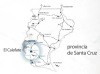 Regional Map, Imago Hotel & Spa, Calafate, Argentina