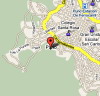 Location Map, Jose Antonio Hotel, Puno, Lake Titicaca, Bolivia