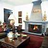 Lobby Fireplace, Westin Libertador Hotel, Cuzco, Peru