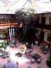 Inner Courtyard, Hosteria Santa Lucia Hotel, Cuenca, Ecuador