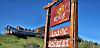 Entrance Sign, Weskar Patagonian Lodge Hotel, Puerto Natales, Chile