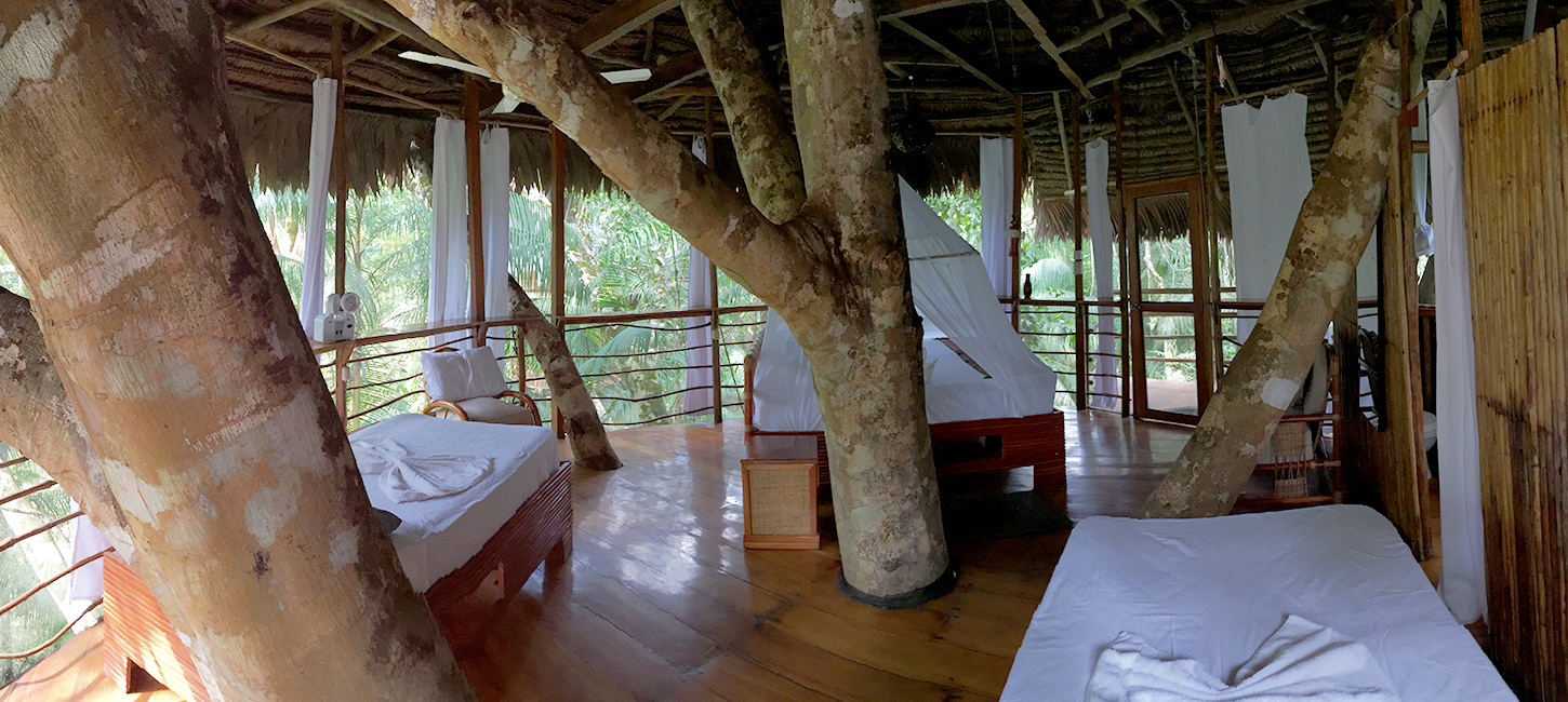 Treehouse Four-Casa Grande Inside, Treehouse Lodge, San Juan Bautista Iquitos, Loreto, Peru