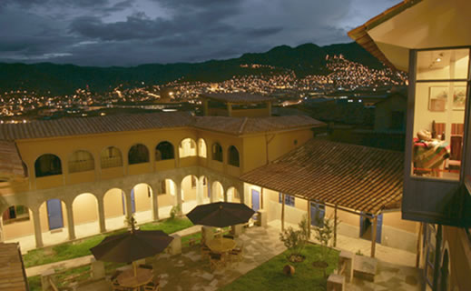 Courtyard, Casa Andina Classic San Blas, Cuzco, Peru