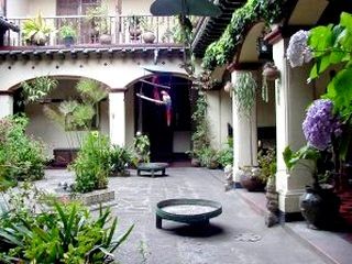 Inner Courtyard, Mayan Inn Hotel, Chichicastenango, Guatemala
