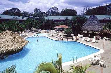 Swimming pool, surrounded by 134 acres of tropical landscape, Doubletree Cariari Hotel, San Jose, Costa Rica