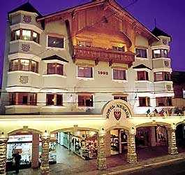 Dusk, Nevada Hotel, Bariloche, Argentina