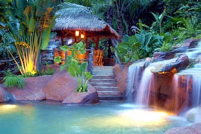 Jungle Bar Entrance, The Springs Resort & Spa at Arenal, Costa Rica