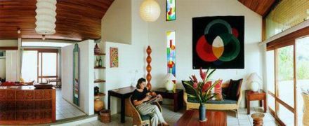 Living Room, Prima Villa, Xandari Resort & Spa, Costa Rica